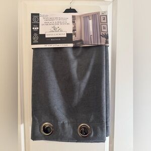 Sofia Laurent Gray Grommet Curtains